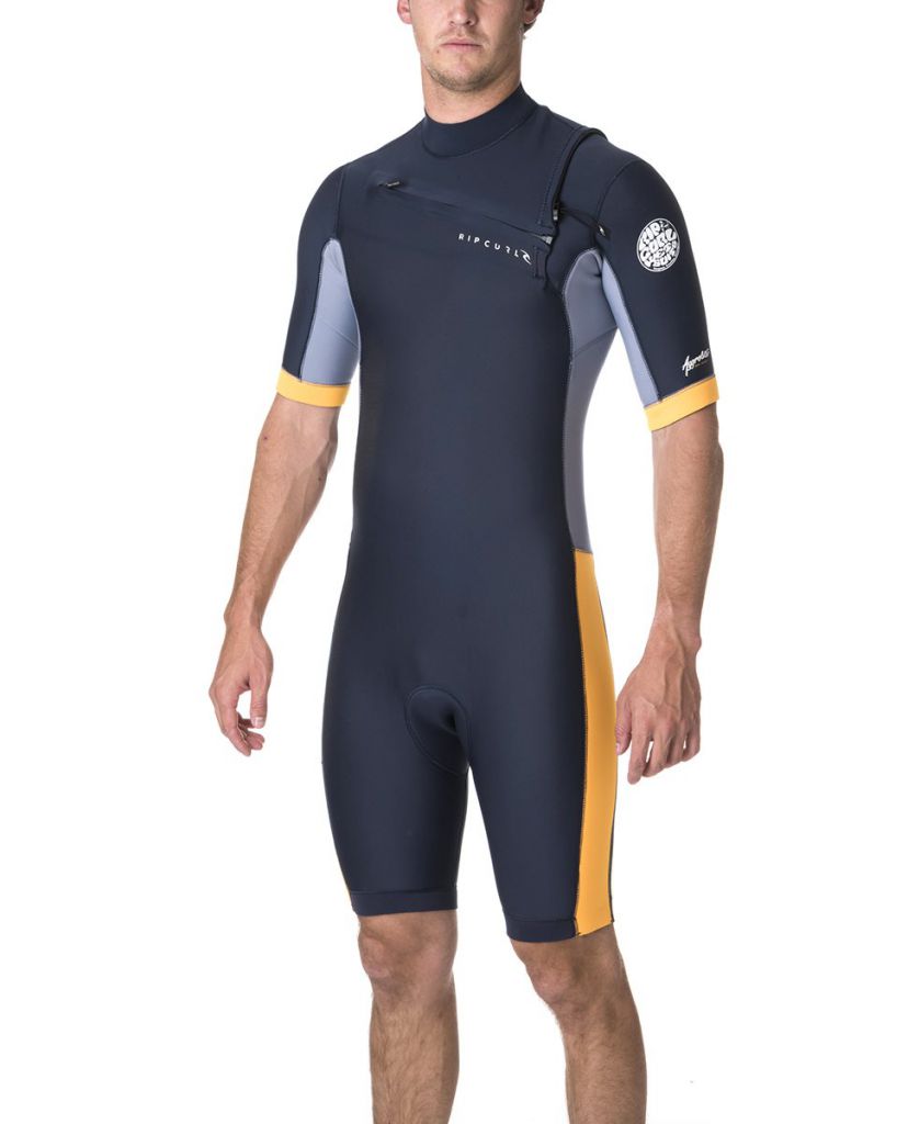 Shorty néoprène homme Rip Curl Aggro 22GB C/ZIP SPRING Slate