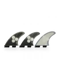 Ailerons de surf FCS 2 AM PC AIRCORE Medium Grey Tri Retail Fins