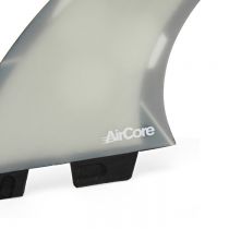 Ailerons de surf FCS 2 AM PC AIRCORE Medium Grey Tri Retail Fins