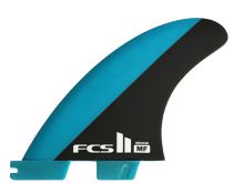 Ailerons FCS II MF PC Blue/Black Medium Tri Retail Fins