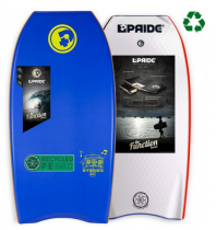 Bodyboard PRIDE The Stereo PE HRC Aqua Blue+White