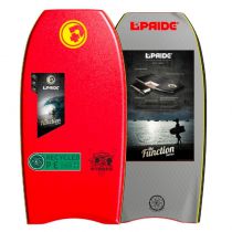 Bodyboard PRIDE The Stereo PE HRC red grey