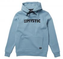 Brand Sweat Hoodie Grey Blue