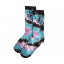 Chaussettes Santa Cruz Screaming Hand Tie Dye Black