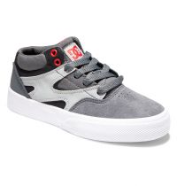 Chaussures Enfant DC Shoe Kalis Vulc Mid Grey Black