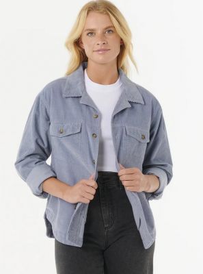 Chemise � manches longues en velours Stevie 