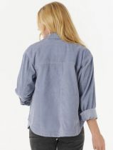 Chemise à manches longues en velours Stevie 