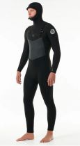 Combinaison Dawn Patrol 5/4 à Cagoule Zip poitrine