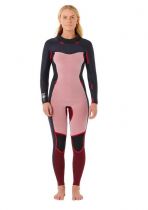 Combinaison femme Dawn Patrol 4/3 Zip dos imprimée