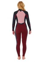 Combinaison femme Dawn Patrol 4/3 Zip dos imprimée