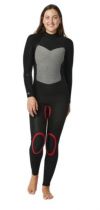 COMBINAISON FEMME RIP CURL OMEGA 3/2 BACKZIP KHAKI