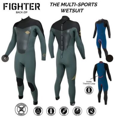 Combinaison Integrale Men 4/3 BZ FIGHTER - Oysterprene AR Men - Army