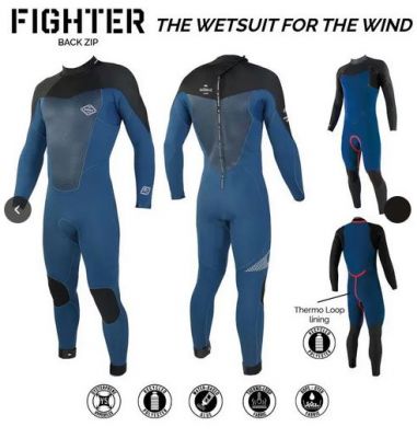 Combinaison Integrale Men 4/3 BZ FIGHTER - Oysterprene BL Men - Blue
