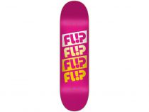 Deck De Skate Flip Team Quattro Faded Pink 7.88*32