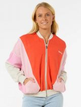  Description du produit Le sweat zippé Colour Block est doté d\'une fermeture éclair et d\'une poche sur le devant et d\'un lavage 