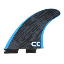 FCS II Crosby Colapinto PC Tri Fins Black Blue Large