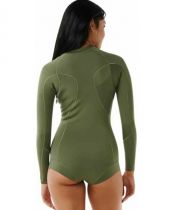 Femmes G-Bomb 2.0 1mm Front Zip Manches Longues Shorty Combinaison Néoprène