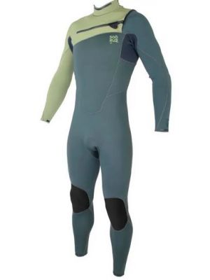Fullsuit Men 4/3 CZ Fighter Men - Green Sub Blue