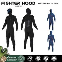 Fullsuit Men 5/4/3 CZ Hood FIGHTER - ORGANIC OYSTERPRENE BK Men - Black 