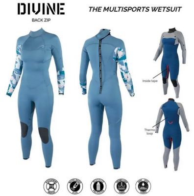 Fullsuit Women 5/4 BZ DIVINE - OYSTERPRENE BL Women - Blue