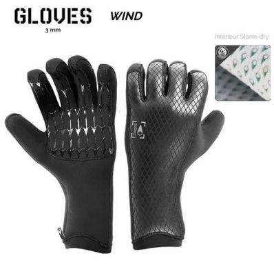 Gloves 3mm Wind Black
