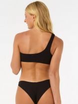 Haut de bikini Bandeau à une bretelle Custom Rib