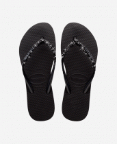 Havaianas slim glitter 2 black darkgrey