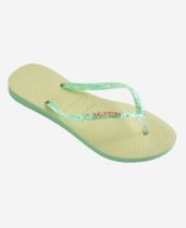 Havaianas slim glitter green garden