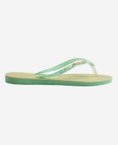 Havaianas slim glitter green garden