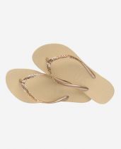 Havaianas slim glitter sand grey