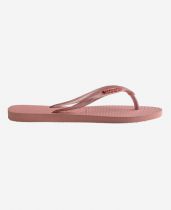 Havaianas slim logo metallic crocus rose