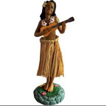 Hawaiian Hula Dashboard Doll