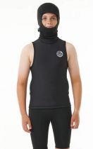 kids fbomb polypro hood vest