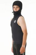 kids fbomb polypro hood vest