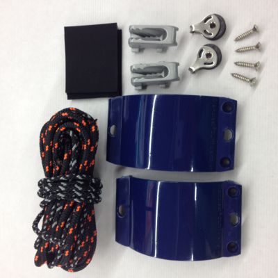 Kit d\'�tarquage de voile de windsurf Clam Kit Pro (coinceurs alu + poulies + cordages)