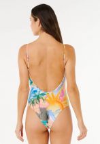 Maillot une pi&egrave;ce tanga Hotel Malibu