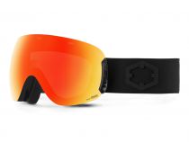 Masque de ski OUT OF Open Black Ski Googles W/Extra Lens Red