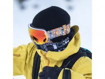 Masque de ski OUT OF Open Black Ski Googles W/Extra Lens Red