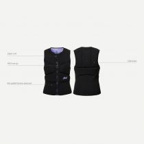 Mystic Ruby Impact Vest Kite Women BLACK/PURPLE