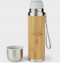 Northcore Bamboo & Stainless Steel Flask with mug 360ml
