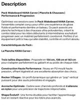 PACK - Planche Wakeboard HANA avec deux chausses