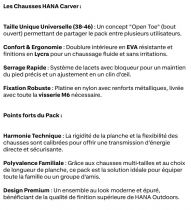 PACK - Planche Wakeboard HANA avec deux chausses