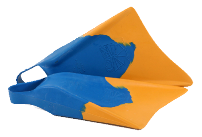 Palmes de bodyboard Makapuu Churchill Blue Yellow
