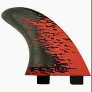 PC-3 Red Smoke Tri Retail Fins