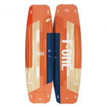 Planche de kitesurf Twintip F-One 2022 Trax HRD LT (Inclus 4x Unibox fins 50mm) PAPAYA	