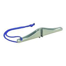 Poign�e double d\'�tarquage Clamcleat� � main : - Double taquet Clamcleat� aluminium. - L�ger, solide, et facilement transportabl