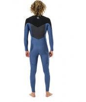 RIP CURL DAWN PATROL C/ZIP BLUE BLACK