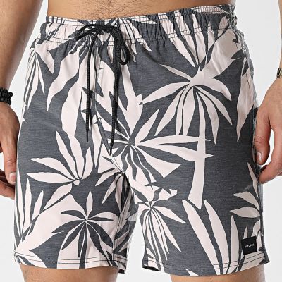 Short De Bain Party Pack Volley Gris Anthracite Chin� Beige Floral