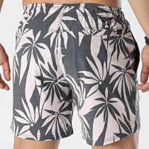 Short De Bain Party Pack Volley Gris Anthracite Chiné Beige Floral