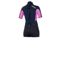 Shorty Néoprène femme Mystic Star 3/2 backzip Flatlock Navy